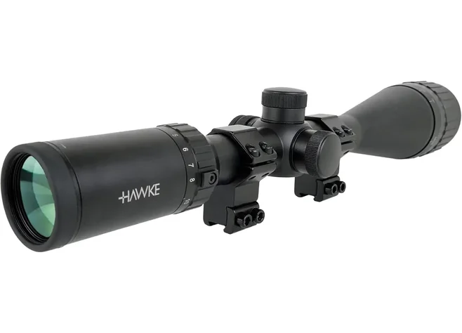 Приціл оптичний Hawke Fast Mount 4-16x50 AO сітка Mil Dot з підсвічуванням. Ластівчин хвіст Фото 2